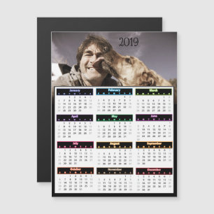 Personalisiertes Foto Mini-Kalender 2019 Magneteinladung