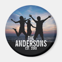 Personalisiertes Foto mit Familienname