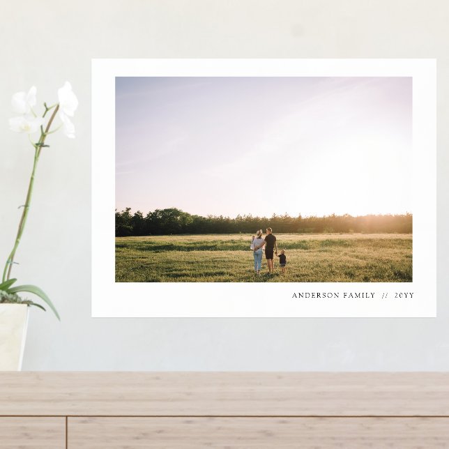 Personalisiertes Foto mit Gold Foliendrucke (In Situ (Eingangstisch))