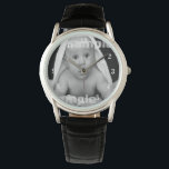 Personalisiertes Foto mit weißer Uhr<br><div class="desc">Weiße Uhr Gesicht ideal für dunklere Fotos - individuelle Armbanduhr .. viele Stile und Farben zu wählen aus .. personalisieren Sie mit Ihrem eigenen Bild / Foto, um es zu Ihrem .. mit Zahlen .. Uhren von Ricaso.</div>