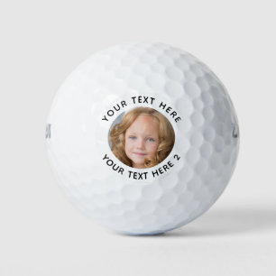 Personalisiertes Foto Modernes Template Golfer ers Golfball