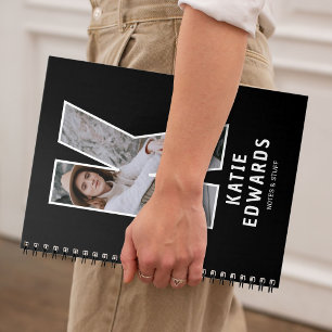 Personalisiertes Foto-Monogramm-Notizbuch Notizblock