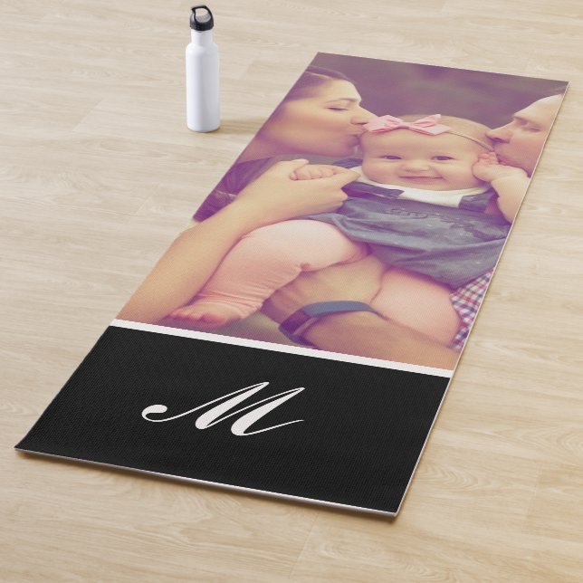 Personalisiertes Foto Monogramm Yogmat Yogamatte (Beispiel)