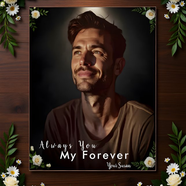 Personalisiertes Foto & Name | Individuelles Gesch Poster (Von Creator hochgeladen)