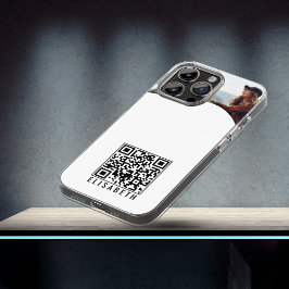 Personalisiertes Foto, Name und QR-Code Telefoncas iPhone 16 Pro Hülle