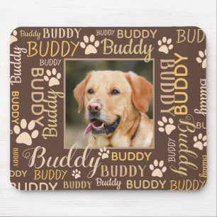 Personalisiertes Foto nennt   Hund Mousepad