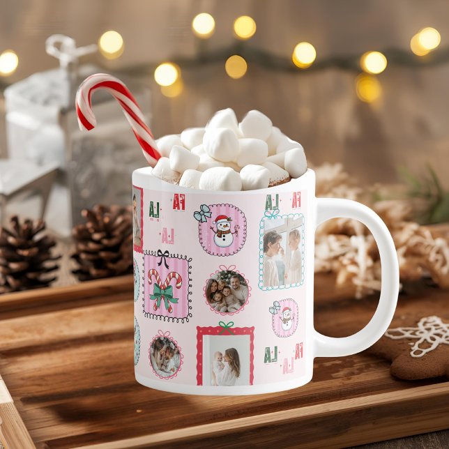 Personalisiertes Foto | Niedliches Rosa Fan La Jumbo-Tasse (Von Creator hochgeladen)