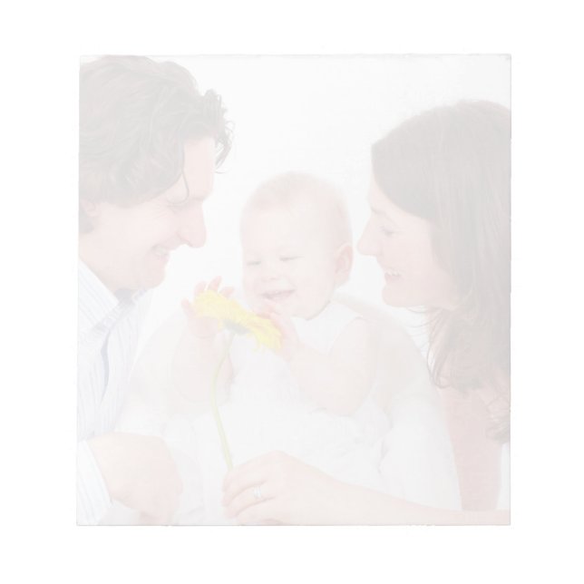 Personalisiertes Foto Notizblock (Vorderseite)