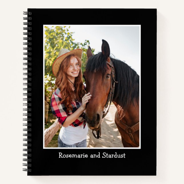 Personalisiertes Foto Notizbuch (Vorderseite)