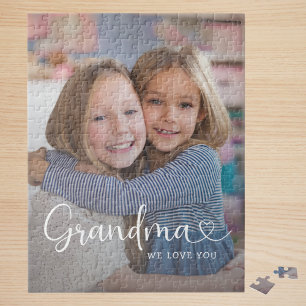 Personalisiertes Foto Oma Wir lieben dich Süßes He