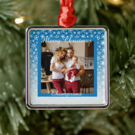 Personalisiertes Foto Ornament Aus Metall