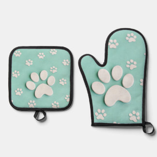 Personalisiertes Foto Oven Mitt Set