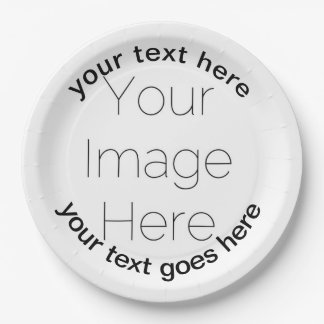 personalisiertes Foto Pappteller