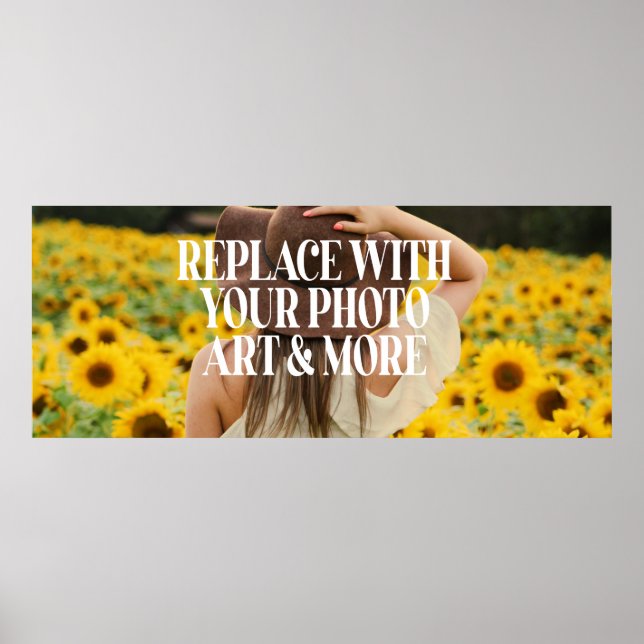 Personalisiertes Foto Poster (Vorne)