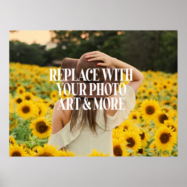Personalisiertes Foto Poster (Vorne)