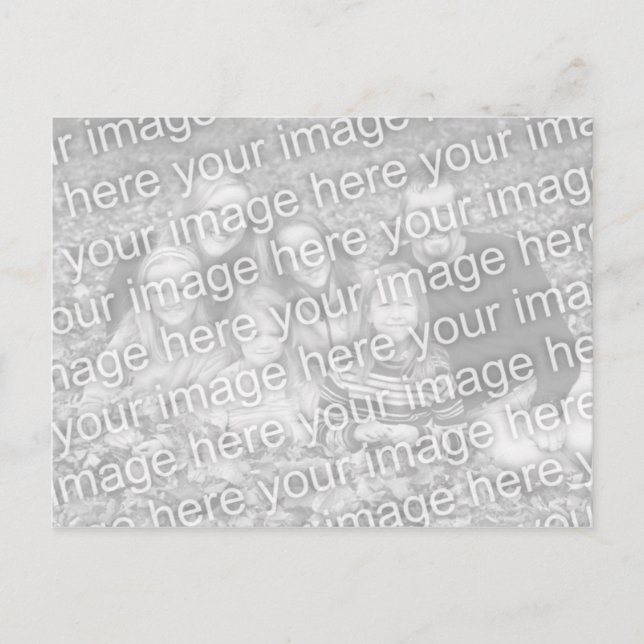 Personalisiertes Foto Postkarte (Vorderseite)