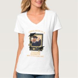 Personalisiertes Foto "Proud Mum a Graduate" T-Shirt