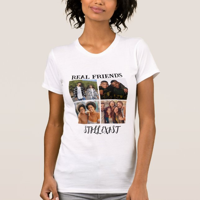 Personalisiertes Foto "Real Friends noch vorhanden T-Shirt (Vorderseite)