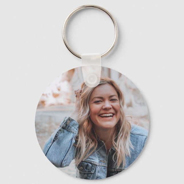 Personalisiertes Foto Schlüsselanhänger (Vorderseite)