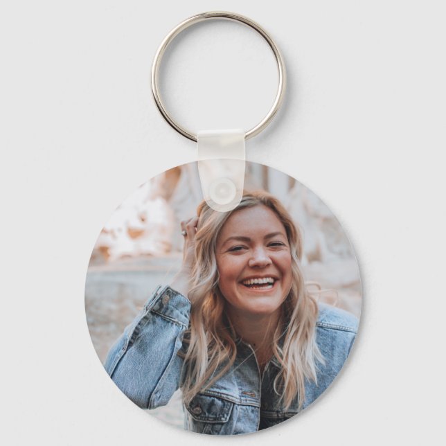Personalisiertes Foto Schlüsselanhänger (Vorderseite)