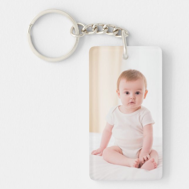 Personalisiertes Foto Schlüsselanhänger Geschenk f (Vorderseite)