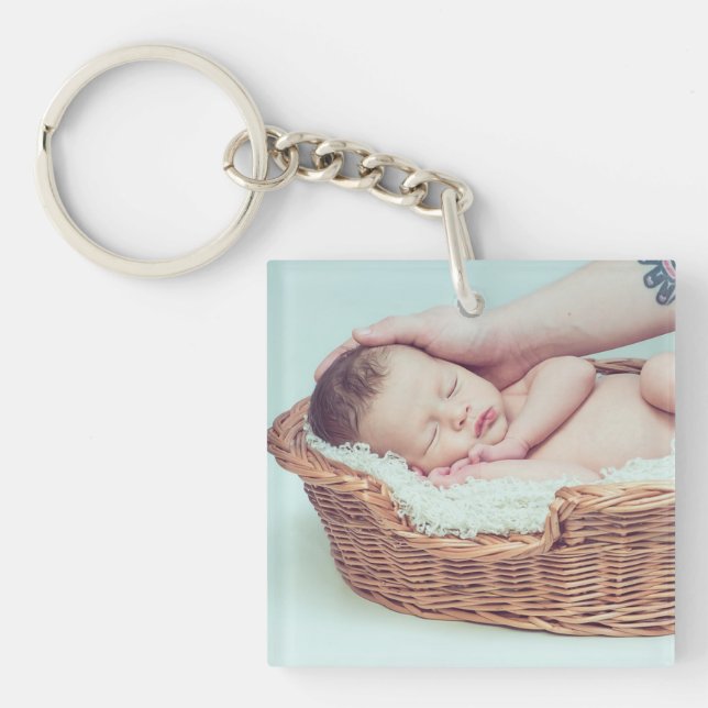 Personalisiertes Foto-Schlüsselkette Schlüsselanhänger (Vorderseite)
