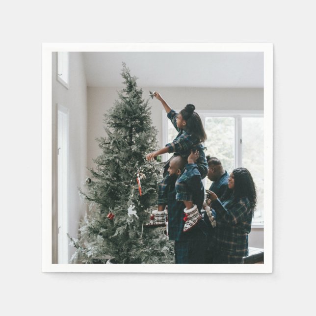 Personalisiertes Foto Serviette (Vorderseite)