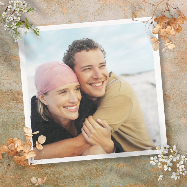 Personalisiertes Foto Serviette (Personalised Your Photo Paper Dinner Napkins)