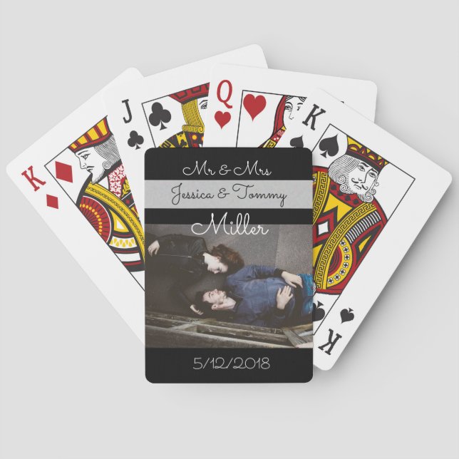 Personalisiertes Foto Spielkarten (Rückseite)