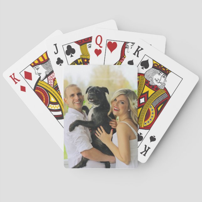 Personalisiertes Foto Spielkarten (Rückseite)
