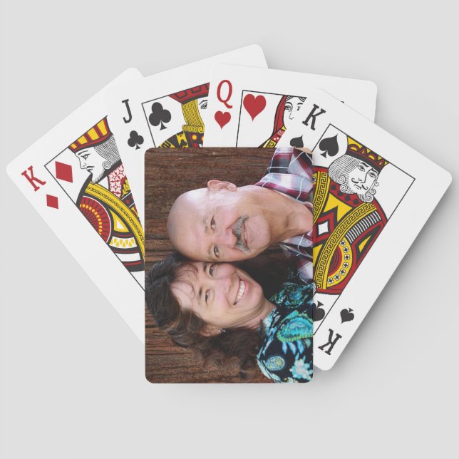 PERSONALISIERTES FOTO SPIELKARTEN (Rückseite)
