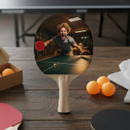 Personalisiertes Foto Sport Spieler Tischtennis Schläger