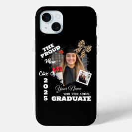 Personalisiertes Foto, stolze Mama eines Absolvent Case-Mate iPhone Hülle