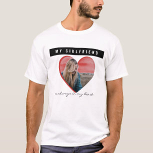 Personalisiertes Foto T - Shirt in Herzform