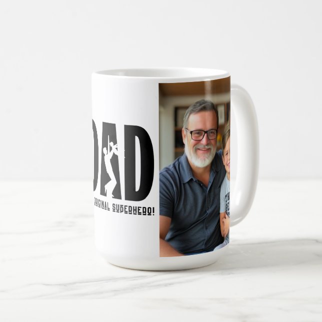 Personalisiertes Foto Tasse - Vater, Ein wahrer Su (VorderseiteRechts)