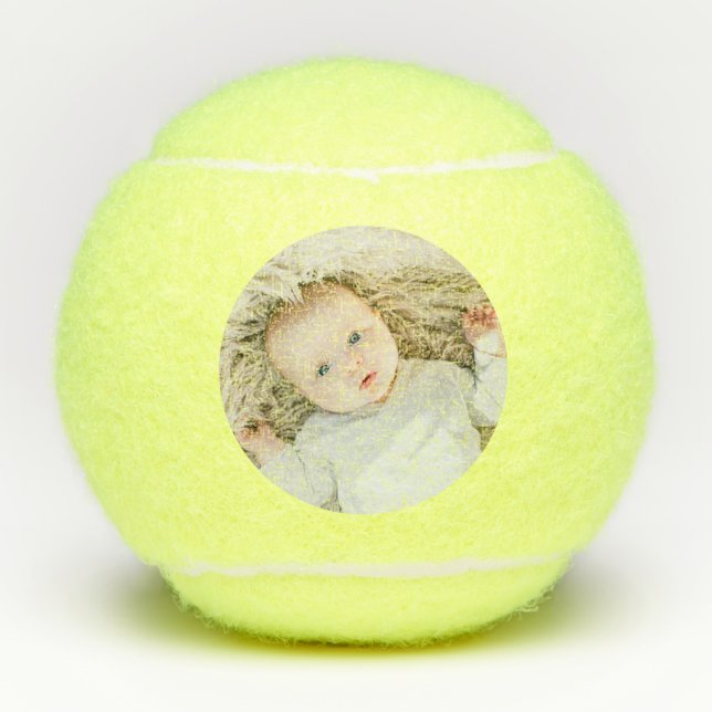 Personalisiertes Foto Tennisbälle (Vorderseite)