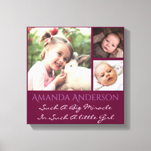 Personalisiertes Foto und individuelles Angebot Leinwanddruck