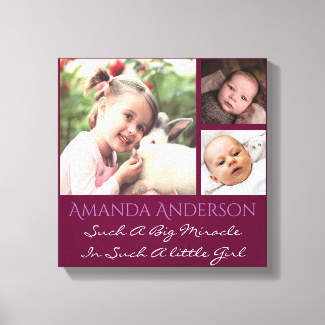 Personalisiertes Foto und individuelles Angebot Leinwanddruck (Vorderseite)