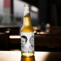 Personalisiertes Foto und Meldung