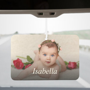 Personalisiertes Foto und Name Autolufterfrischer