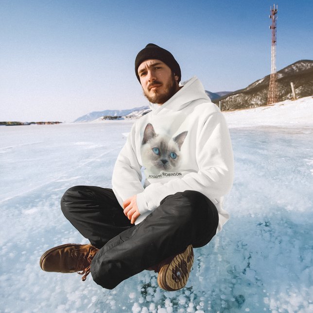 Personalisiertes Foto und Name Benutzerdefiniert M Hoodie (Von Creator hochgeladen)