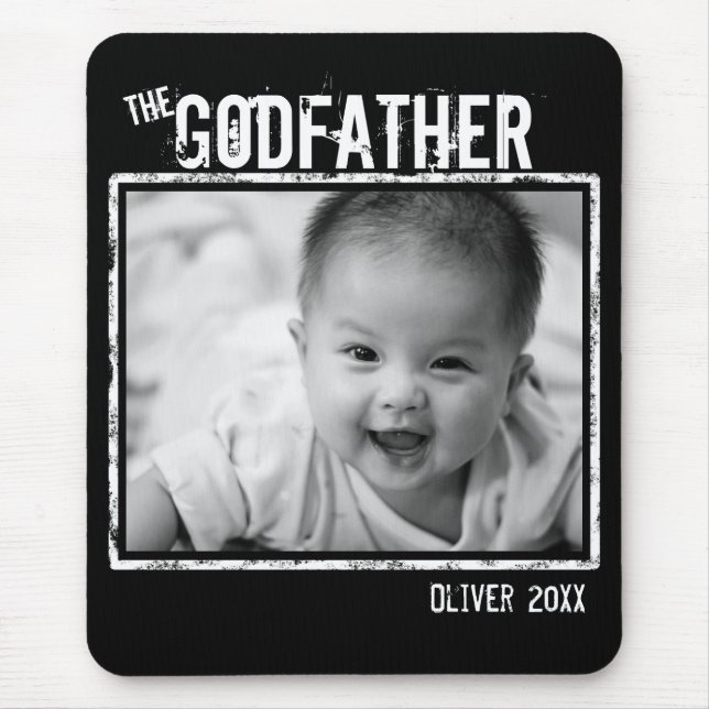 Personalisiertes Foto und Name des Patents Mousepad (Vorne)