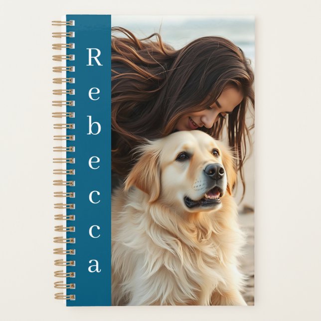 Personalisiertes Foto und Name  Planer (Vorderseite)
