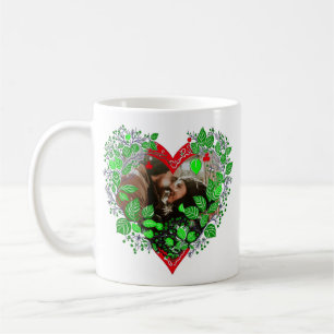 Personalisiertes Foto und Namen Unser erstes Wei Kaffeetasse