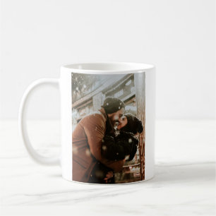 Personalisiertes Foto und Namen   Unser erstes Wei Kaffeetasse