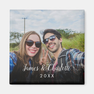 Personalisiertes Foto- und Namensgeschenk Magnet