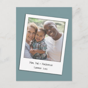 Personalisiertes Foto und Rahmen Postkarte