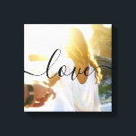 Personalisiertes Foto und Skripttext Leinwanddruck<br><div class="desc">Erstellen Sie mit diesem eleganten,  modernen und einfachen Schlüsselanhänger-Template Ihr eigenes personalisiertes Foto und Script Text Leinwand Luxus-Druck. Fügen Sie einfach Ihre Fotos und Text hinzu. Machen Sie Ihr eigenes Foto Collage Sake perfekt als maßgeschneiderte Geschenke,  um Ihre Liebe zu zeigen.</div>