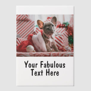 Personalisiertes Foto und Text