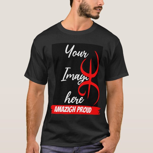 Personalisiertes Foto und Text - Amazone T-Shirt (Vorderseite)
